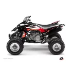 Karosszéria védő dekor matrica készlet Quad YAMAHA Stage Fekete/Piros Széria