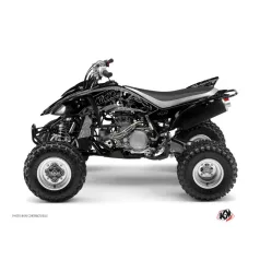   Karosszéria védő dekor matrica készlet Quad YAMAHA Zombies dark Fekete Széria