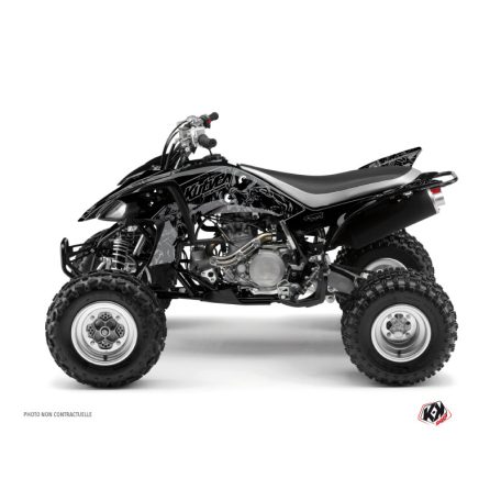 Karosszéria védő dekor matrica készlet Quad YAMAHA Zombies dark Fekete Széria