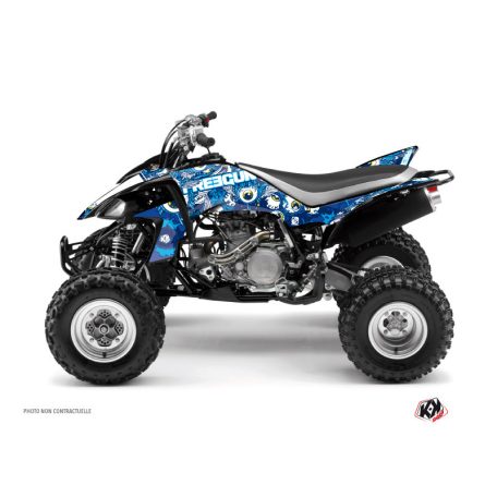 Karosszéria védő dekor matrica készlet Quad YAMAHA Freegun eyed Kék Széria