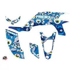   Karosszéria védő dekor matrica készlet Quad YAMAHA Freegun eyed Kék Széria