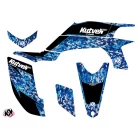 Karosszéria védő dekor matrica készlet Quad YAMAHA Predator Kék Széria