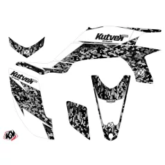   Karosszéria védő dekor matrica készlet Quad YAMAHA Predator Fehér Széria