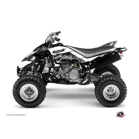 Karosszéria védő dekor matrica készlet Quad YAMAHA Predator Fehér Széria