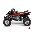 Karosszéria védő dekor matrica készlet Quad YAMAHA Camo Piros Széria