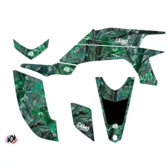   Karosszéria védő dekor matrica készlet Quad YAMAHA Camo Zöld Széria