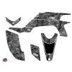   Karosszéria védő dekor matrica készlet Quad YAMAHA Camo Szürke Széria