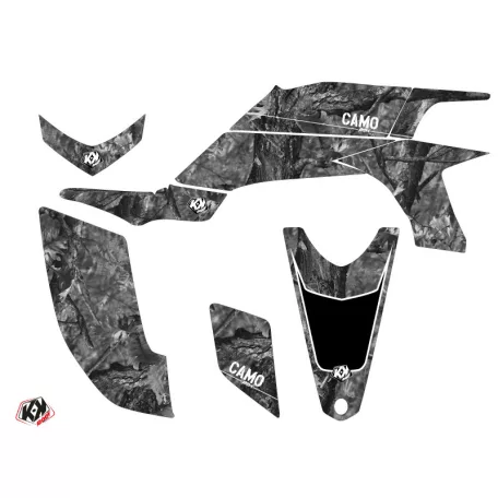 Karosszéria védő dekor matrica készlet Quad YAMAHA Camo Szürke Széria