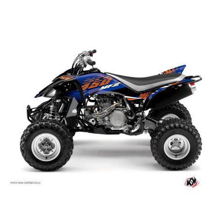 Karosszéria védő dekor matrica készlet Quad YAMAHA Flow Narancs Széria