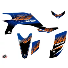   Karosszéria védő dekor matrica készlet Quad YAMAHA Flow Narancs Széria