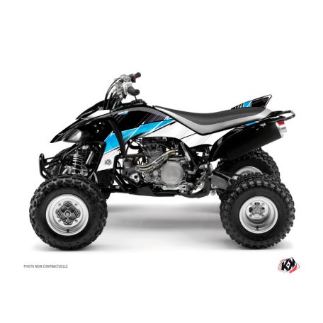 Karosszéria védő dekor matrica készlet Quad YAMAHA Stripe Fekete Széria