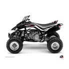 Karosszéria védő dekor matrica készlet Quad YAMAHA Corporate Fekete Széria