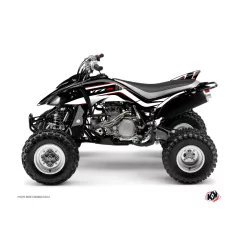   Karosszéria védő dekor matrica készlet Quad YAMAHA Corporate Fekete Széria