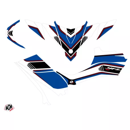 Karosszéria védő dekor matrica készlet Quad YAMAHA Corporate Piros Széria