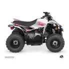 Karosszéria védő dekor matrica készlet Quad YAMAHA Flow Piros Széria