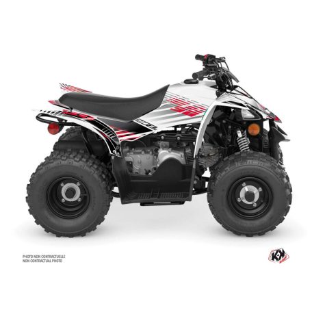 Karosszéria védő dekor matrica készlet Quad YAMAHA Flow Piros Széria