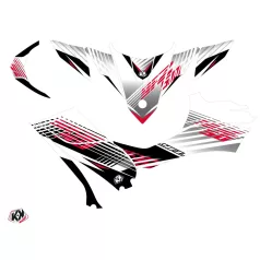   Karosszéria védő dekor matrica készlet Quad YAMAHA Flow Piros Széria