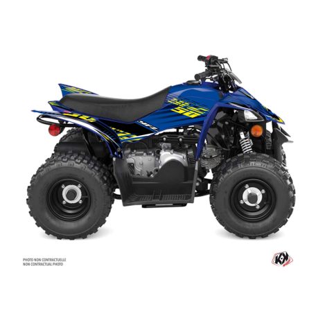 Karosszéria védő dekor matrica készlet Quad YAMAHA Flow Sárga Széria