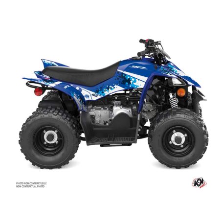 Karosszéria védő dekor matrica készlet Quad YAMAHA Hangtown Kék Széria