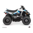 Karosszéria védő dekor matrica készlet Quad YAMAHA Hangtown Fehér Széria