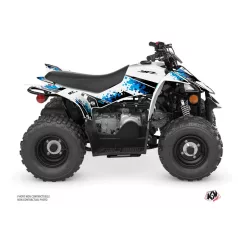   Karosszéria védő dekor matrica készlet Quad YAMAHA Hangtown Fehér Széria