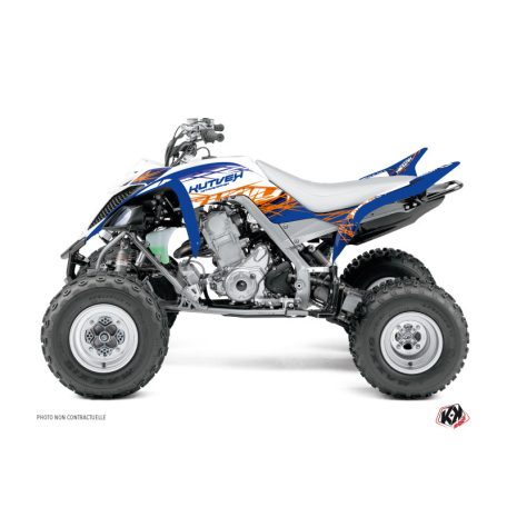 Karosszéria védő dekor matrica készlet Quad YAMAHA Eraser Kék/Narancs Széria