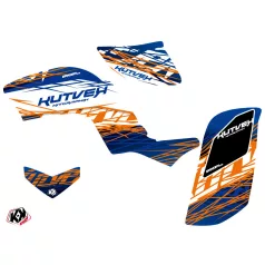   Karosszéria védő dekor matrica készlet Quad YAMAHA Eraser Kék/Narancs Széria