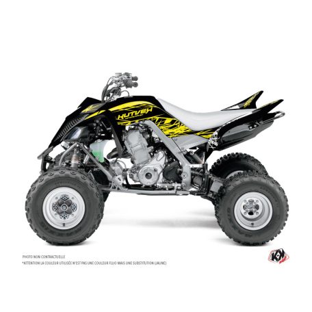 Karosszéria védő dekor matrica készlet Quad YAMAHA Eraser fluo Sárga Széria