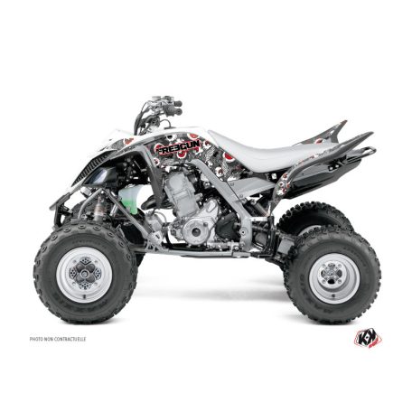 Karosszéria védő dekor matrica készlet Quad YAMAHA Freegun eyed Piros Széria