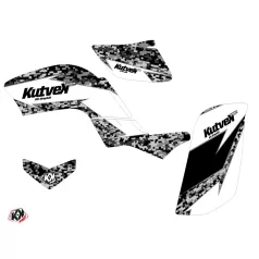   Karosszéria védő dekor matrica készlet Quad YAMAHA Predator Fehér Széria