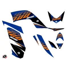   Karosszéria védő dekor matrica készlet Quad YAMAHA Flow Narancs Széria