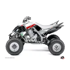   Karosszéria védő dekor matrica készlet Quad YAMAHA Stripe Piros Széria