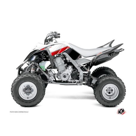 Karosszéria védő dekor matrica készlet Quad YAMAHA Stripe Piros Széria