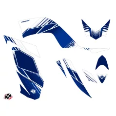   Karosszéria védő dekor matrica készlet Quad YAMAHA Stripe Kék/Nuit Széria