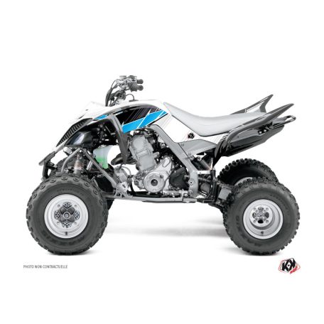 Karosszéria védő dekor matrica készlet Quad YAMAHA Stripe Fekete Széria