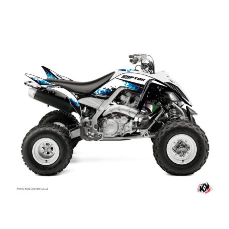 Karosszéria védő dekor matrica készlet Quad YAMAHA Hangtown Kék Széria
