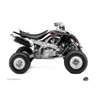 Karosszéria védő dekor matrica készlet Quad YAMAHA Corporate Fekete Széria