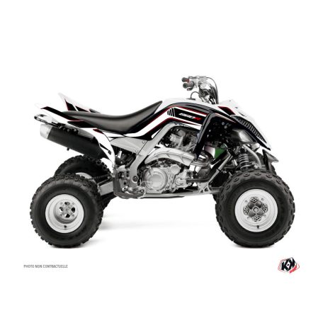 Karosszéria védő dekor matrica készlet Quad YAMAHA Corporate Fekete Széria