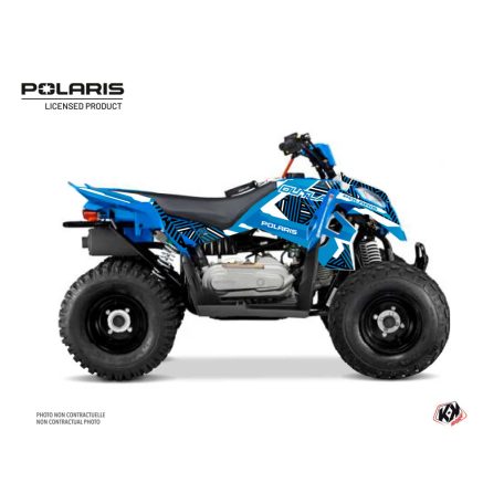 Karosszéria védő dekor matrica készlet Quad POLARIS Epik Kék Széria