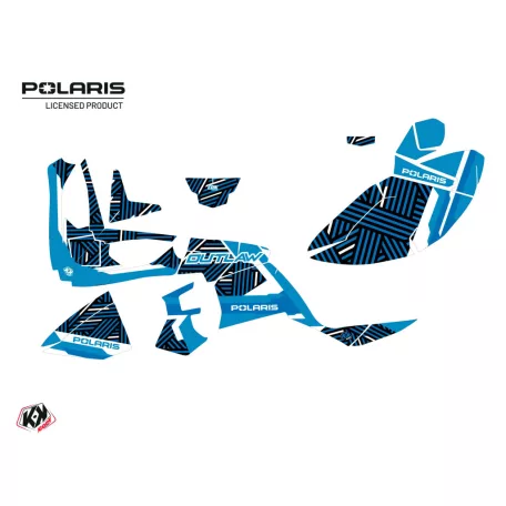 Karosszéria védő dekor matrica készlet Quad POLARIS Epik Kék Széria