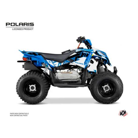 Karosszéria védő dekor matrica készlet Quad POLARIS Stun Kék Széria