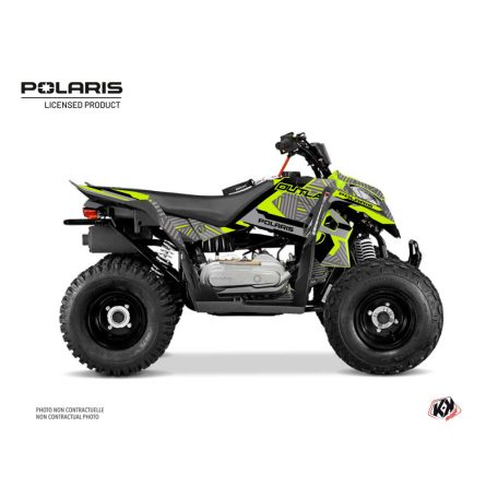 Karosszéria védő dekor matrica készlet Quad POLARIS Epik Szürke Széria