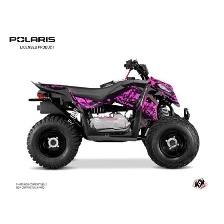 Karosszéria védő dekor matrica készlet Quad POLARIS Chaser Rose Széria