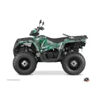 Karosszéria védő dekor matrica készlet Quad POLARIS Camo Zöld Széria