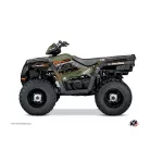 Karosszéria védő dekor matrica készlet Quad POLARIS Action Zöld Széria