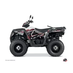   Karosszéria védő dekor matrica készlet Quad POLARIS Action Piros Széria