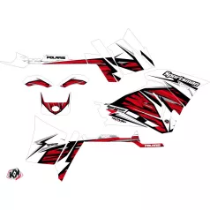   Karosszéria védő dekor matrica készlet Quad POLARIS Jungle Piros Széria