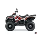 Karosszéria védő dekor matrica készlet Quad POLARIS Jungle Piros Széria