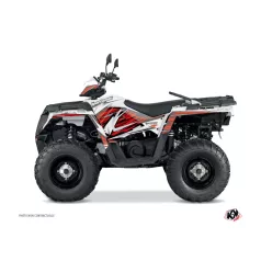   Karosszéria védő dekor matrica készlet Quad POLARIS Jungle Piros Széria