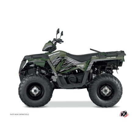 Karosszéria védő dekor matrica készlet Quad POLARIS Jungle Zöld Széria